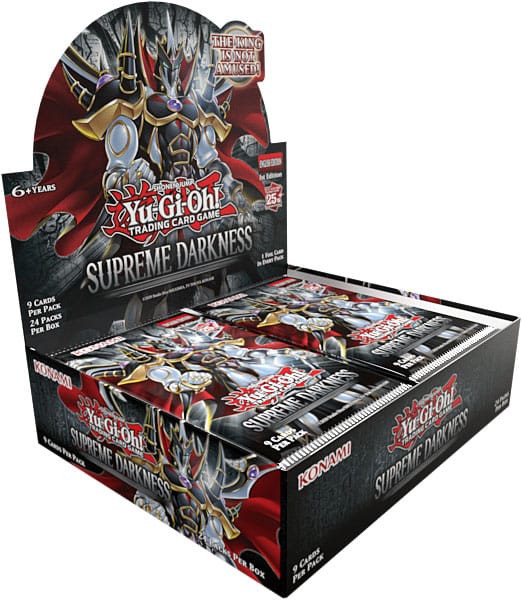 Présentoir de 24 boosters Yu-Gi-Oh! TCG Supreme Darkness ANGLAIS