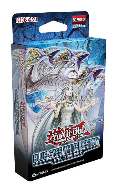 Vue détaillée d'un Structure Deck Yu-Gi-Oh! Blue-Eyes White Destiny ANGLAIS