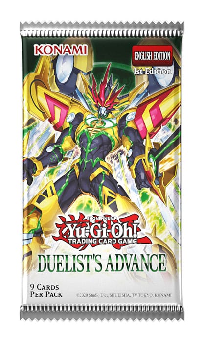 Détail des boosters Yu-Gi-Oh! Duelist's Advance ANGLAIS