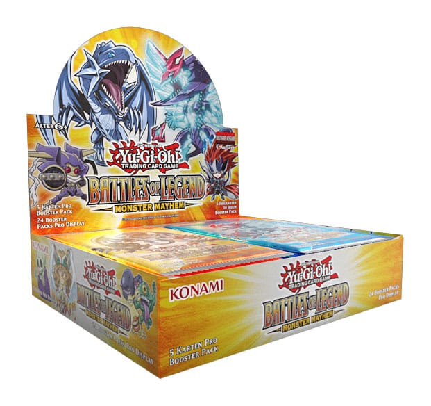 Présentoir de 24 boosters Yu-Gi-Oh! Battle of Legends: Monster Mayhem (version ALLEMAND) par Konami