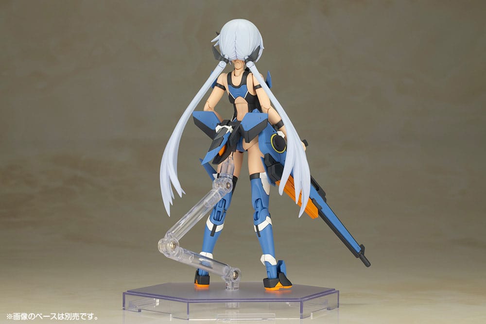 Vue latérale de la figurine Frame Arms Girl Stylet Swimsuit en maillot de bain