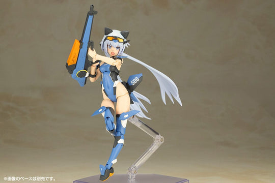 Figurine Frame Arms Girl Stylet Swimsuit en pleine action, vue arrière