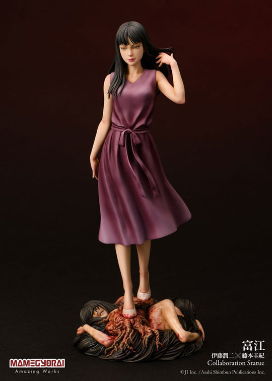 Statuette Tomie Junji Ito x Yoshiki Fujimoto vue de face