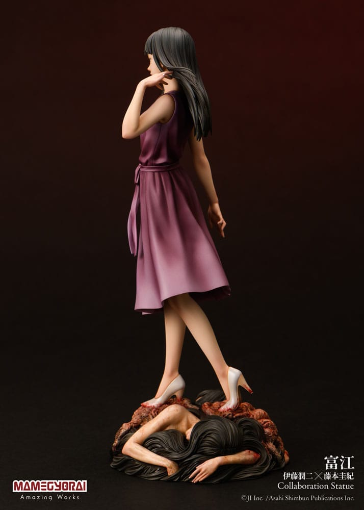 Arrière de la statuette Tomie, collaboration Junji Ito