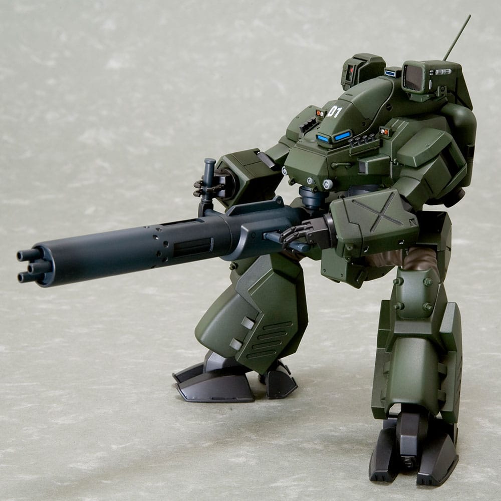 Vue latérale de la figurine articulée Patlabor 2 Hannibal JGSDF 1/72