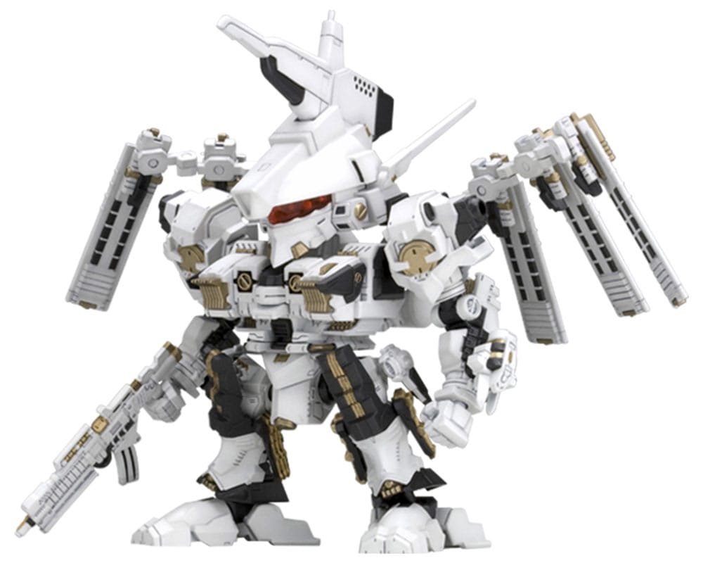Figurine Armored Core Noblesse Oblige Kotobukiya en pose de combat