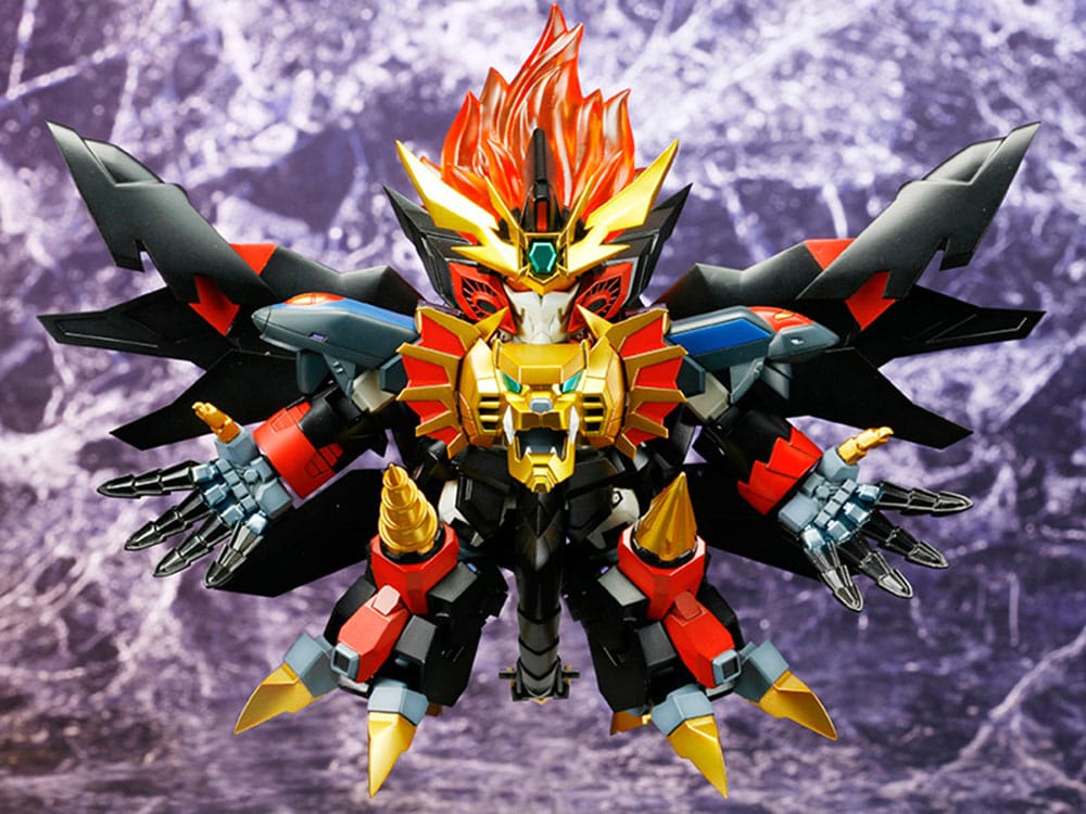 Détail de la figurine GaoGaiGar D-Style Kotobukiya assemblée.