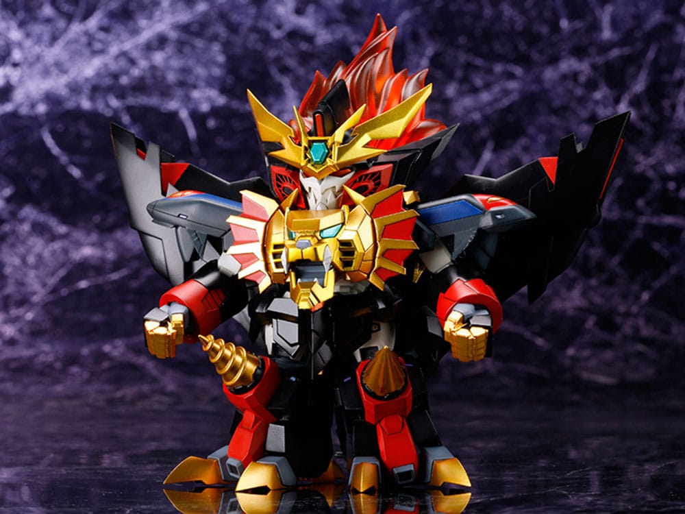 GaoGaiGar D-Style, figurine articulée avec ses accessoires.