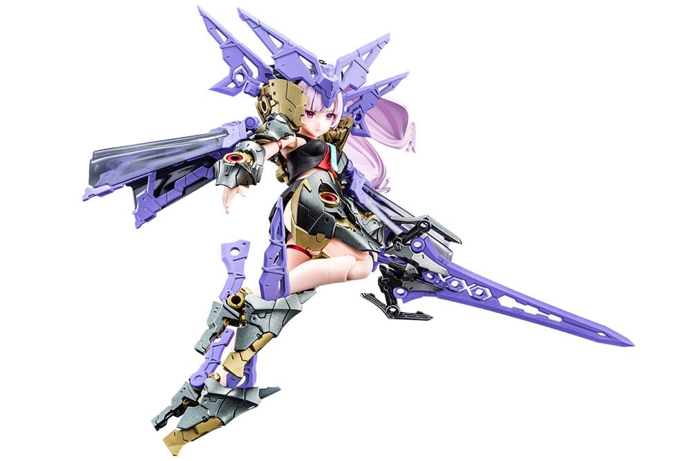 Megami Device Buster Doll Paladin Darkness Claw Kotobukiya en pose dynamique