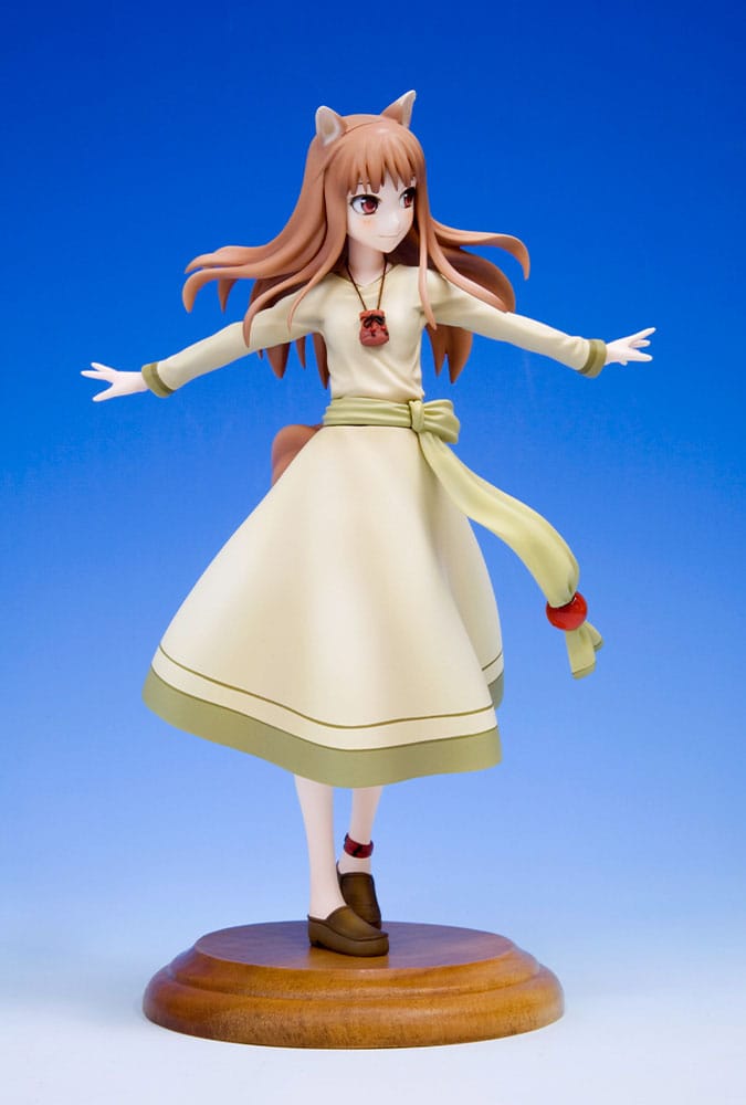 Statuette Holo Spice and Wolf, vue de dos avec sa queue de louve