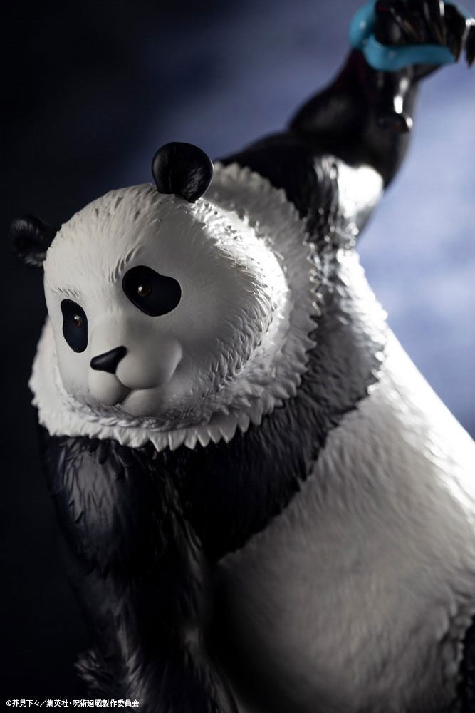 Détail du visage de Panda, statuette ARTFXJ Kotobukiya