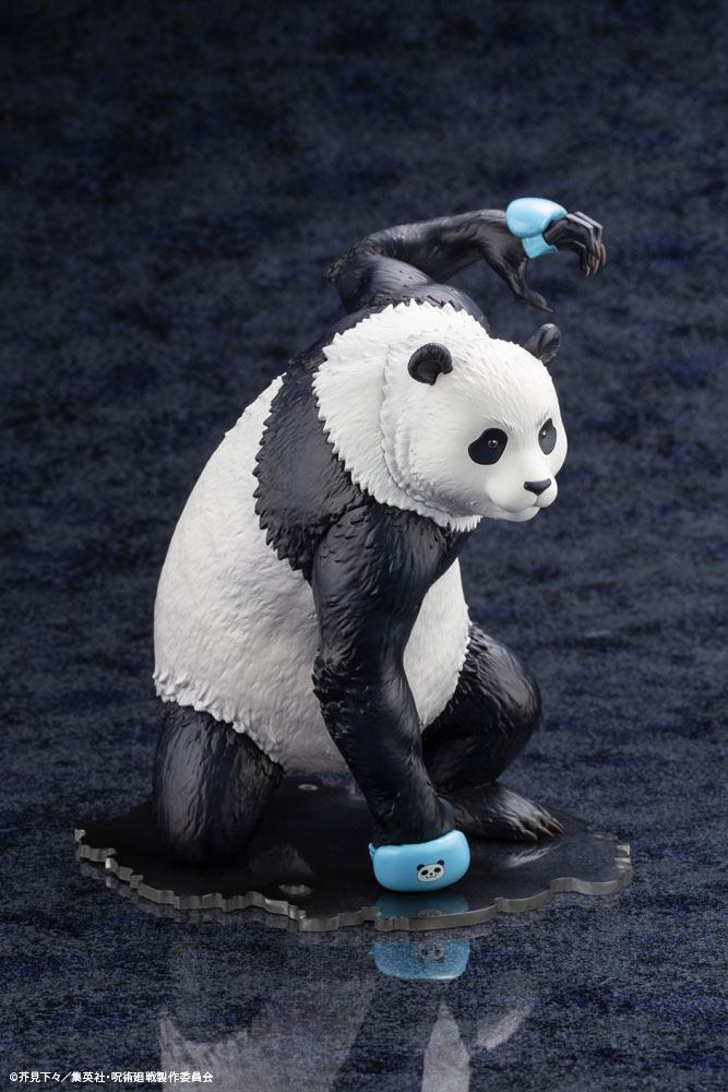 Comparaison de taille de la statuette Panda 19 cm