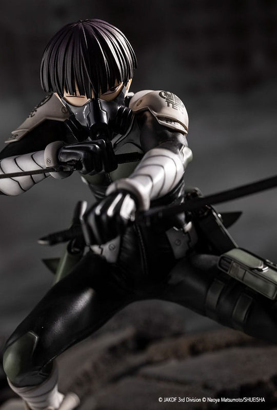 Statuette Kotobukiya Soshiro Hoshina en pleine action, pose dynamique
