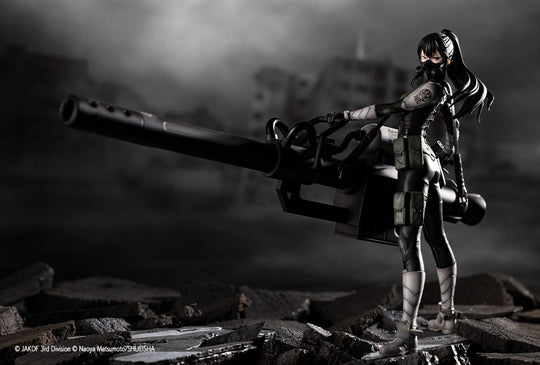 Figurine Mina Ashiro en pose dynamique, détails du costume