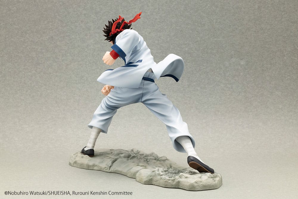 Logo Kotobukiya sur la boîte de la figurine Rurouni Kenshin