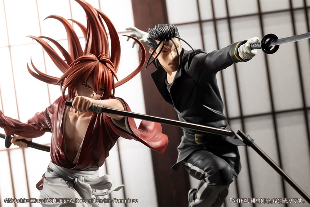 Statuette Rurouni Kenshin Saito Hajime sur socle