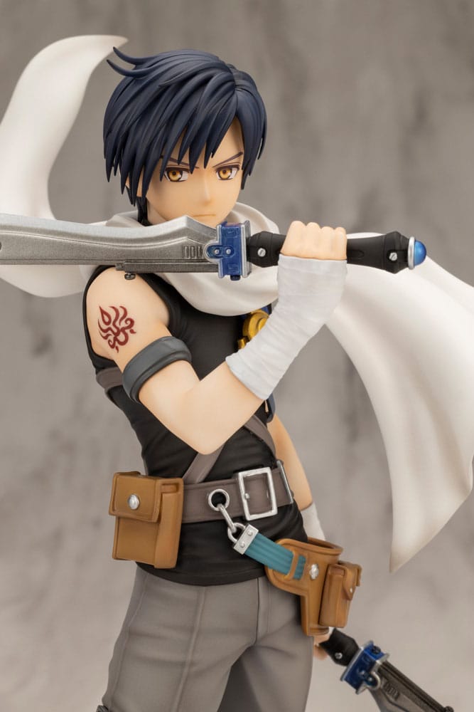 Gros plan sur les accessoires de Joshua Bright figurine
