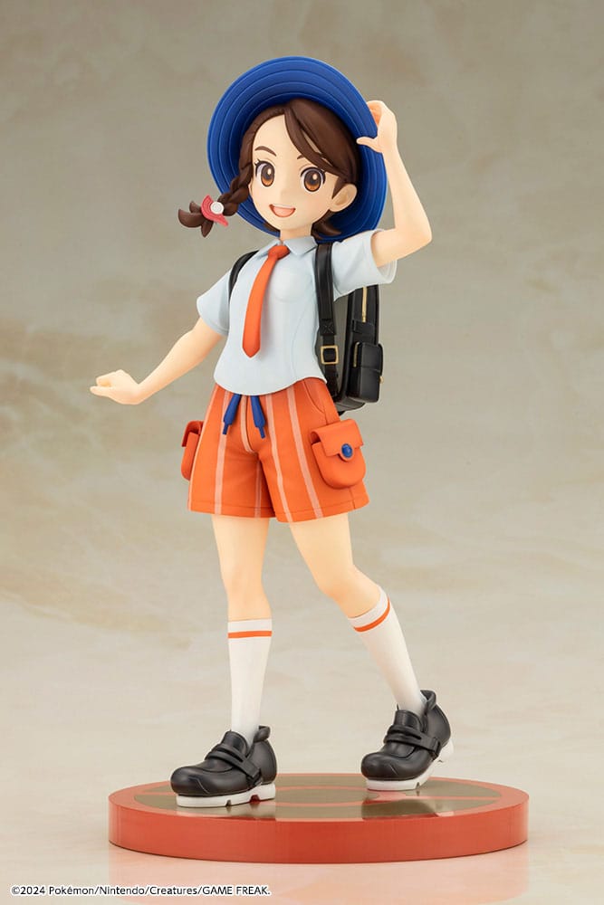 Détail du visage de Juliana et de Sprigatito