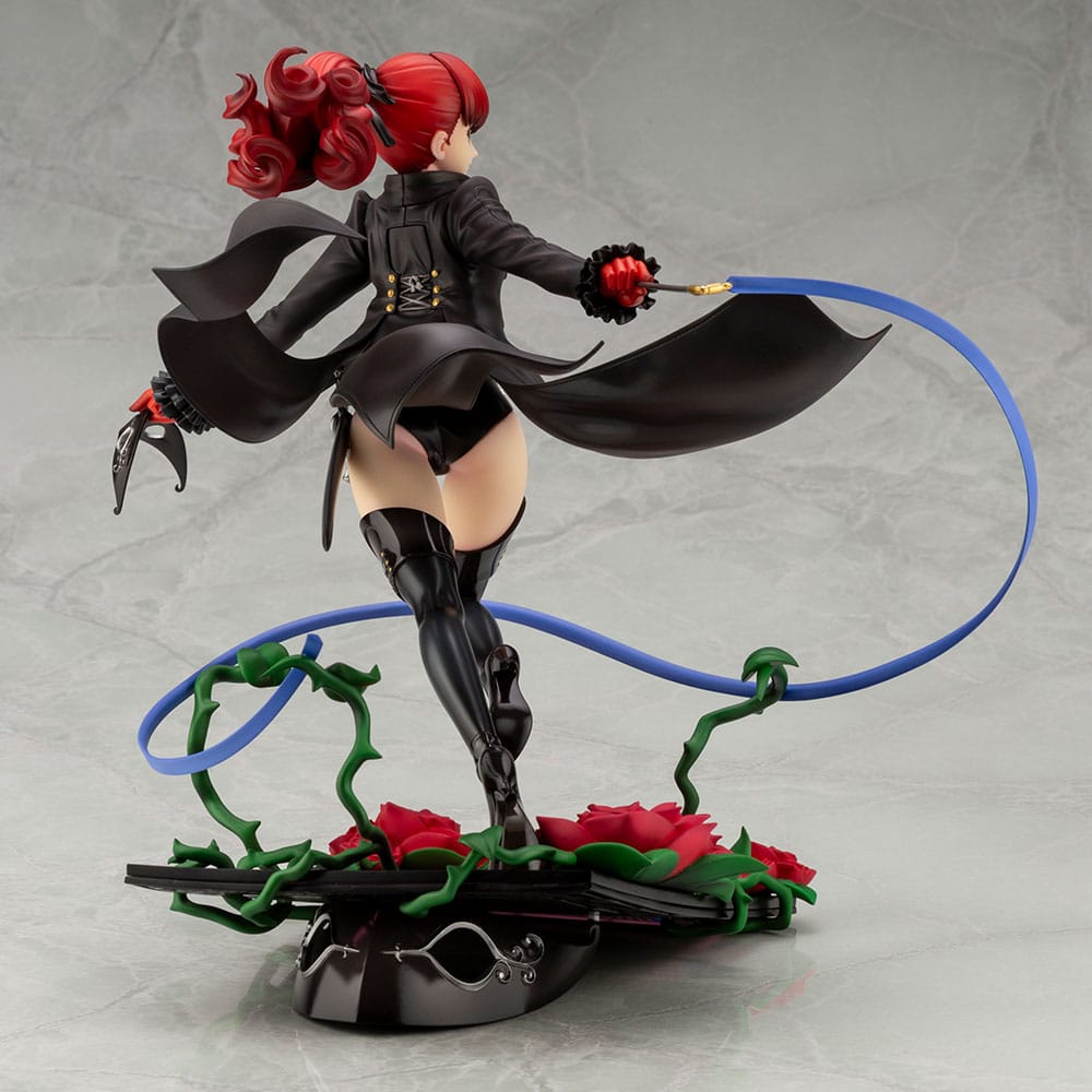 Détail des jambes et de la base de la figurine Kasumi Yoshizawa Persona 5 Royal