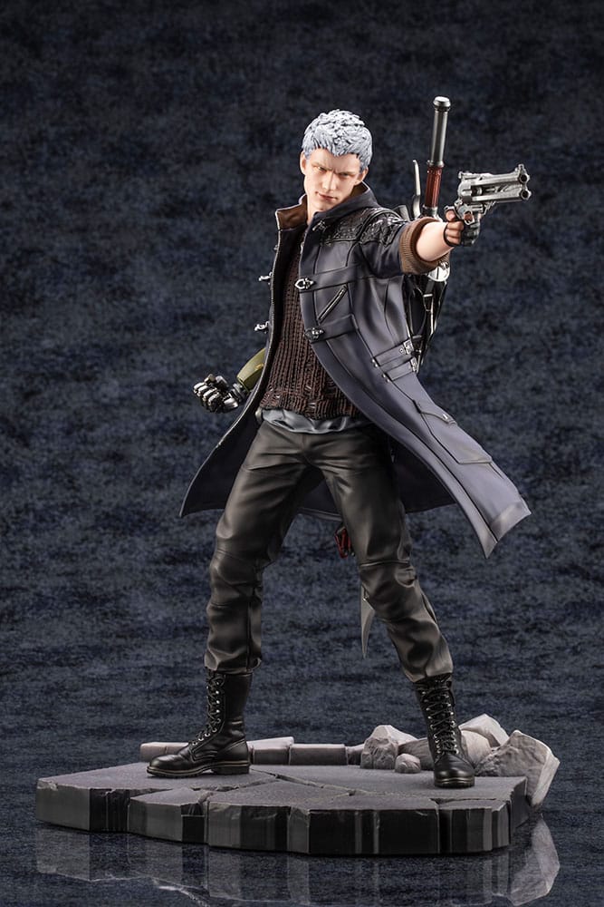 Figurine Nero Devil May Cry 5 ARTFXJ en PVC, pose dynamique
