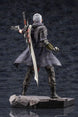 Arrière de la statuette Nero Devil May Cry 5, détails du manteau