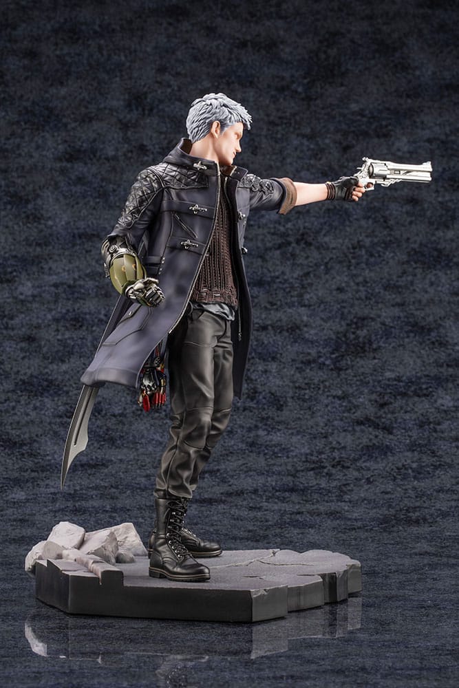 Base de la statuette Nero Devil May Cry 5 ARTFXJ avec logo