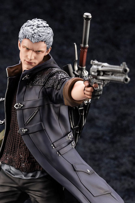 Statuette Nero Devil May Cry 5 ARTFXJ avec accessoires (si visibles)