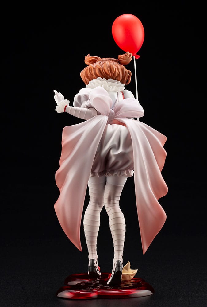 Détails de la base et des pieds de la figurine Pennywise Bishoujo