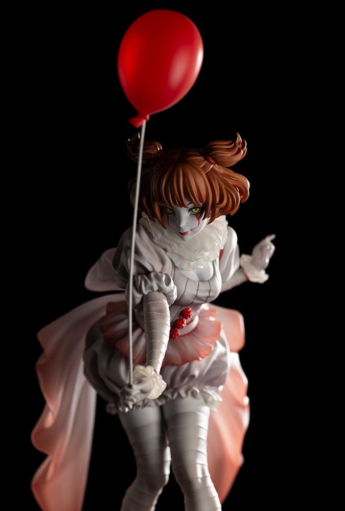 Statuette Pennywise 1/7, vue rapprochée des finitions PVC