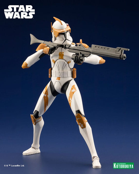 Figurine Commander Cody Kotobukiya PVC 17.5 cm avec socle décoratif