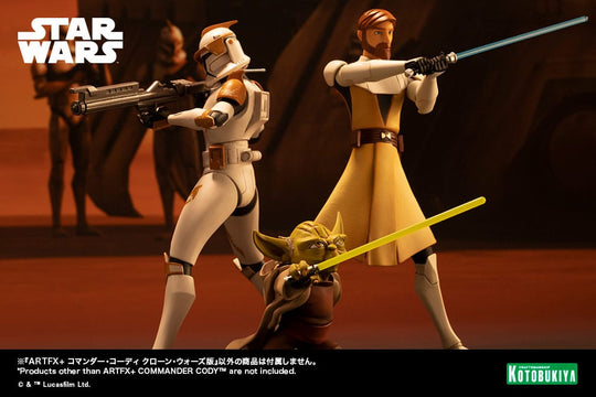 Figurine Commander Cody ARTFX 1/10 avec son socle décoratif