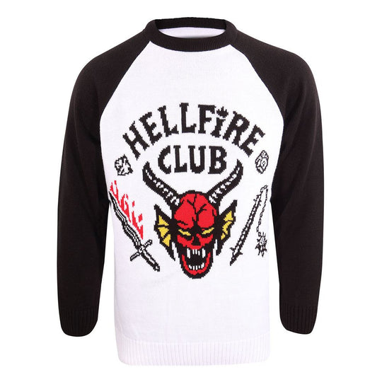 Sweatshirt Stranger Things Hellfire Club Noël officiel Heroes Inc taille M