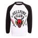 Sweatshirt Stranger Things Hellfire Club Noël officiel Heroes Inc taille M