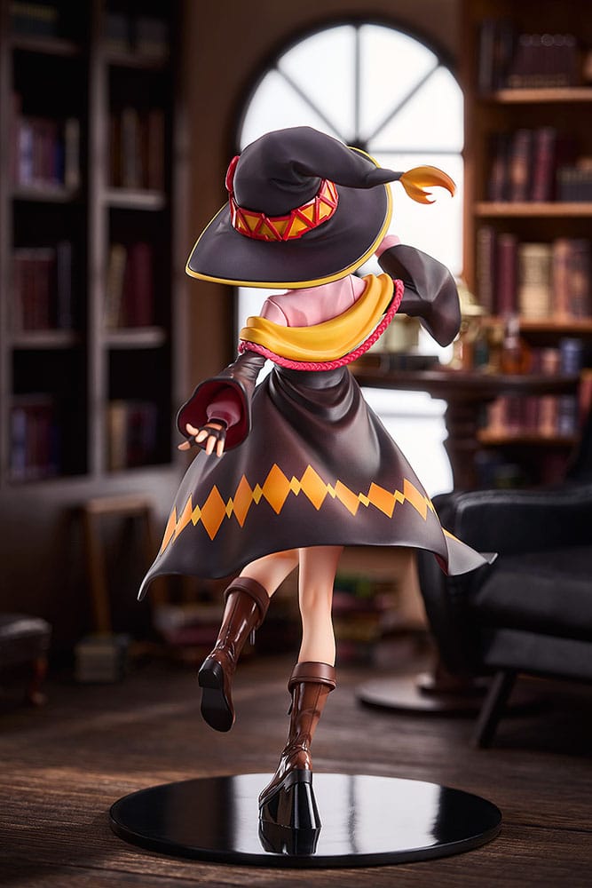 Emballage boîte-fenêtre de la statuette Megumin KonoSuba 25cm