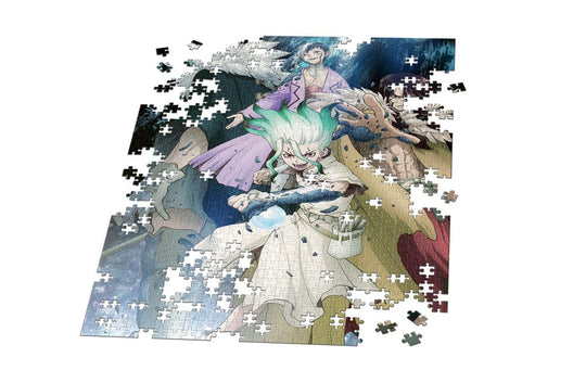Vue d'ensemble du puzzle Dr. Stone Characters terminé