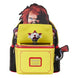 Détail du design Chucky sur le sac à dos Loungefly