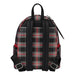 Vue arrière du mini sac à dos Loungefly Clueless Dionne, avec les bretelles ajustables.
