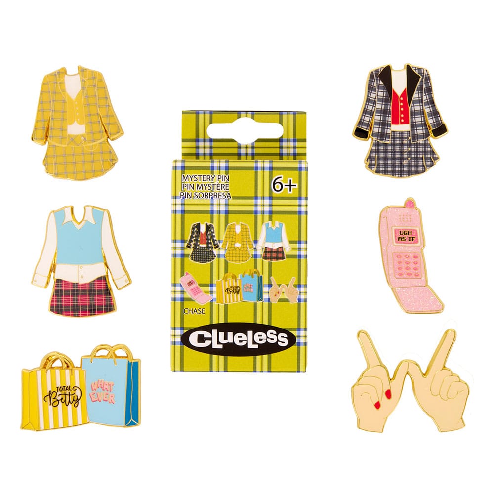 Assortiment de 12 pins émaillés Loungefly Clueless en Blind Box