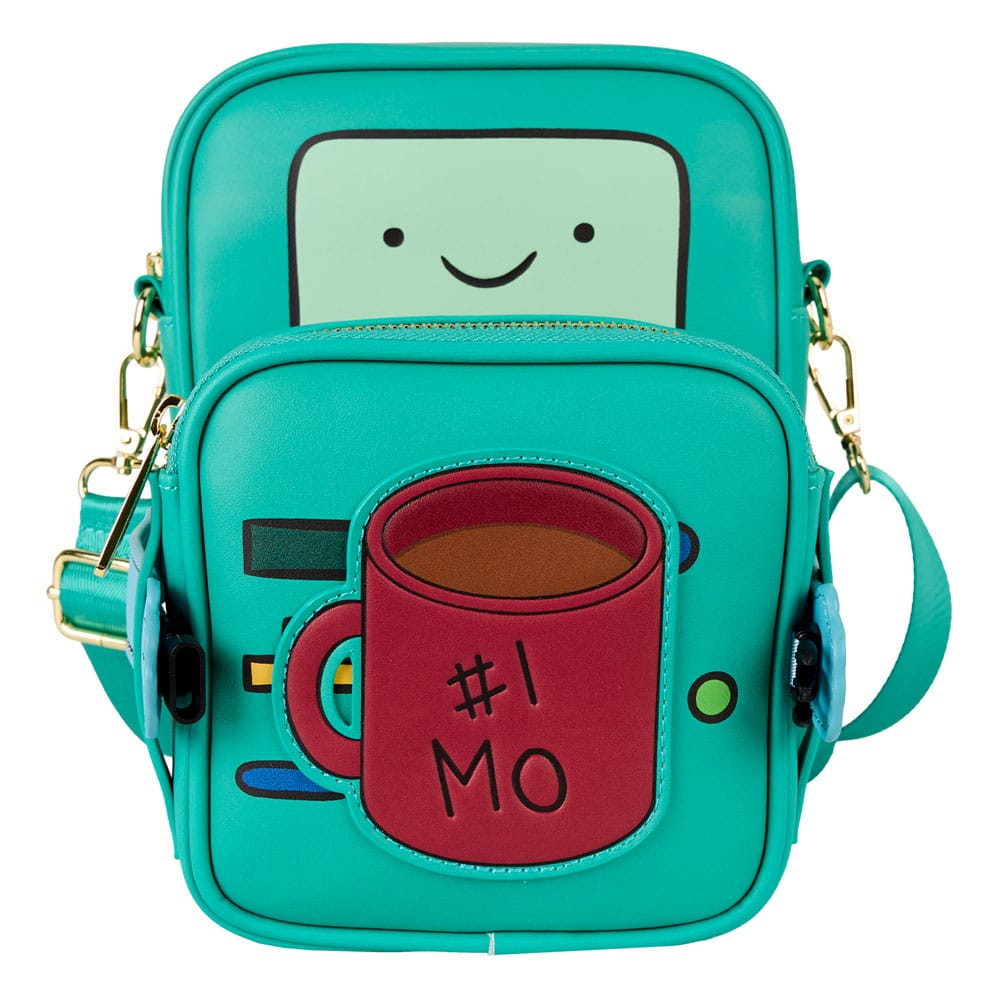 Détail du design BMO sur le sac Loungefly Adventure Time