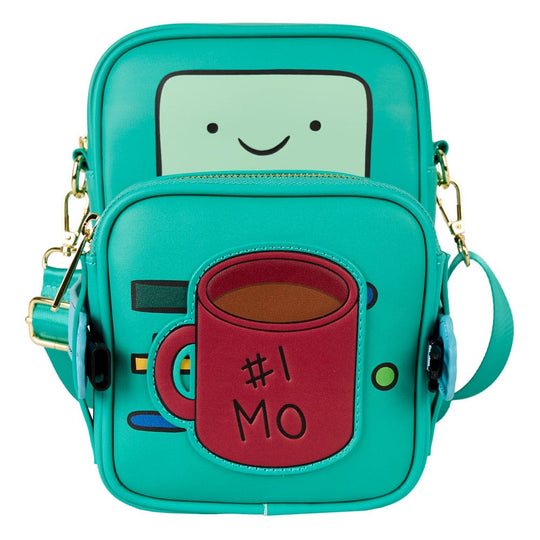 Détail du design BMO sur le sac Loungefly Adventure Time