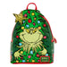 Mini sac à dos Loungefly Dr. Seuss Le Grinch Holiday, vue de face