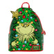 Mini sac à dos Loungefly Dr. Seuss Le Grinch Holiday, vue de face