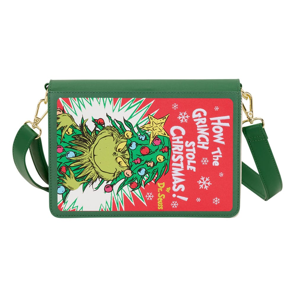 Sac bandoulière Grinch Holiday Loungefly Dr. Seuss vue de face