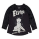 T-Shirt Elvira by Loungefly Shirred Raglan XL, vue de face