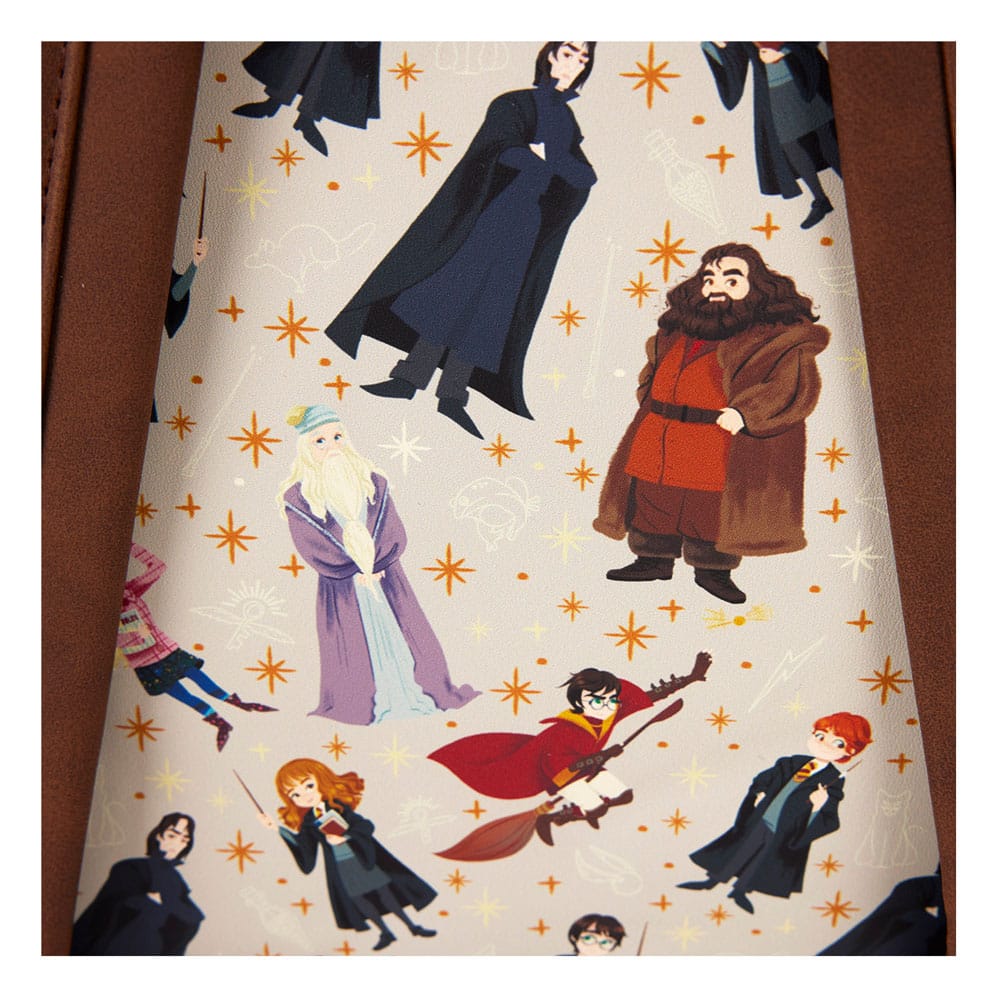 Fermeture éclair et détails du sac à dos Loungefly Harry Potter