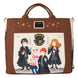 Sac convertible Harry Potter Loungefly Spring en mode sac à dos, vue de face