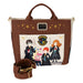 Gros plan sur les motifs et les détails du design 'Spring' du sac Harry Potter