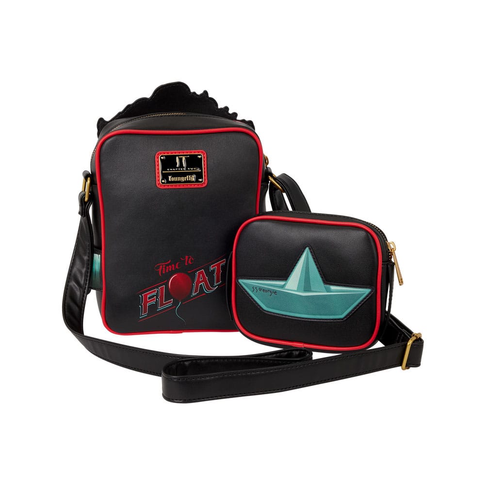 Sac Loungefly Pennywise IT, vue de côté montrant l'épaisseur