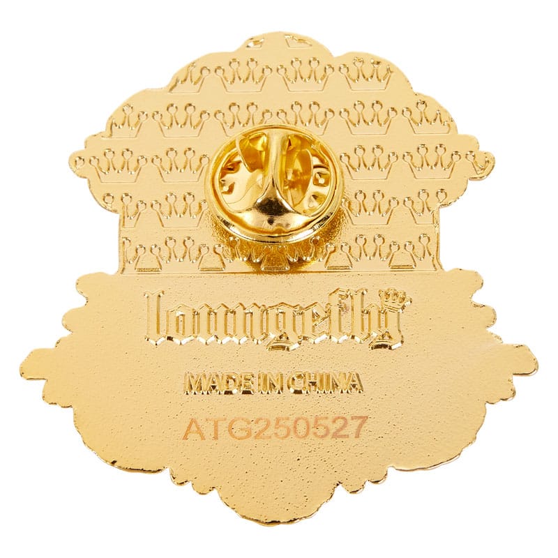 Détail d'un pin's émaillé Loungefly Dia de los Muertos de 4 cm