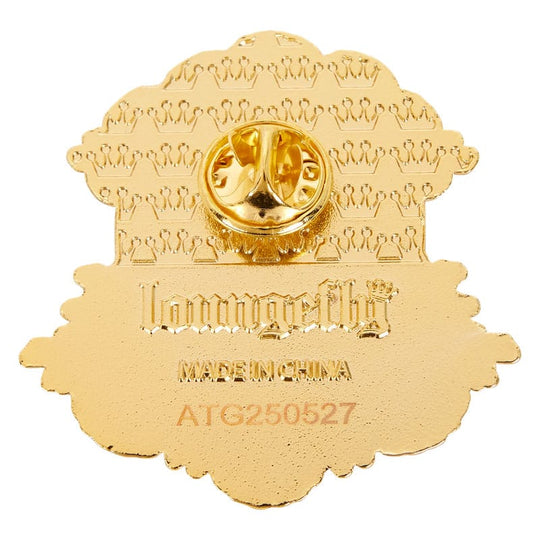 Détail d'un pin's émaillé Loungefly Dia de los Muertos de 4 cm